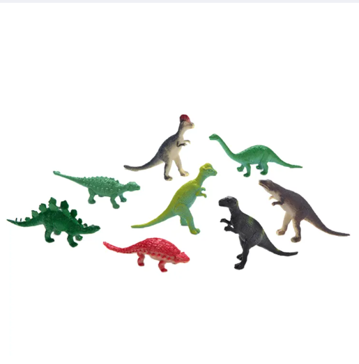 Picture of 12Pcs/ 24Pcs Dinosaur Toys Cognitive Ability Burrs-free Smell-less Mini Dinosaur Figure Toys Set for Children