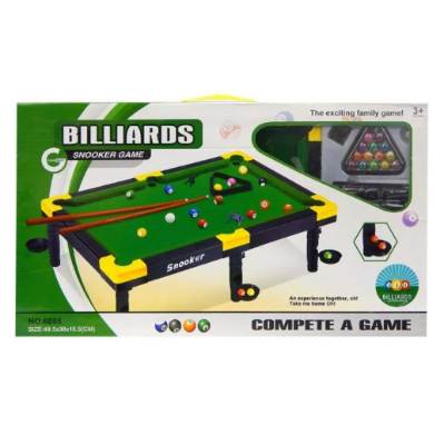 Picture of Children mini billiards toy snooker game toy pool table flocking for gift