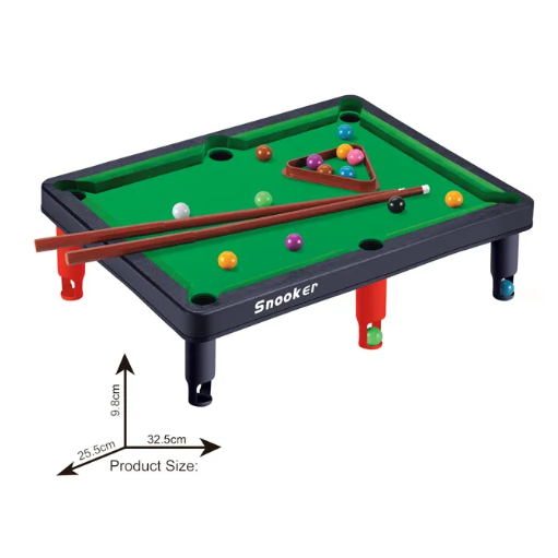 Picture of Children mini billiards toy snooker game toy pool table flocking for gift