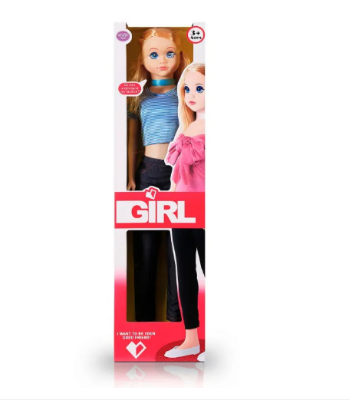 Picture of Dream Girl Big Size Doll For Pretend Play For Girl 100Cm - Doll