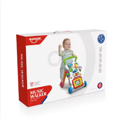 Picture of Baby Toddler Walker Stroller Multifunction Music Stroller Learning Stand Walk Tool Toy