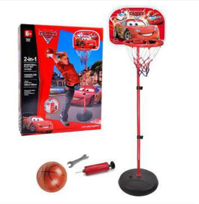 Picture of Plastic 2 in 1 Basketball Play Set For Kids - Multi Color (666-6C)