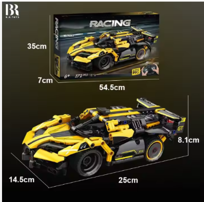 Picture of Technic Racing Car Model Building Blocks Speed ​​Mechanical Vehicle Supercar Bricks Puzzle Toys Child Adult