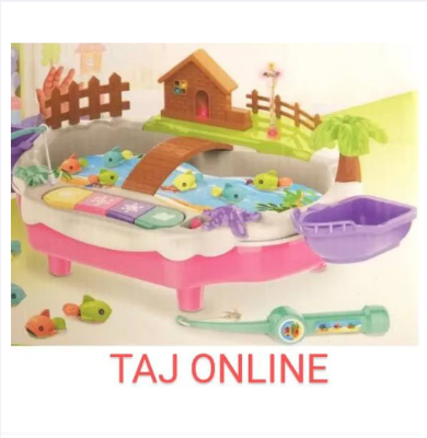 Picture of KIDS FISHING TOY ELECTRIC WATER CYCLE WITH MUSIC AALND LIGHTS