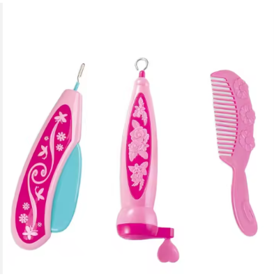 Picture of Girls Friendship Time Plastic Comb Dressing DIY Braider Hair Beads Beauty Fashion Toys for Kids