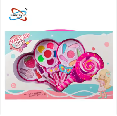 Picture of Princess Make-Up Toy Set Lollipop Shaped Beauty Travel Pretend Cosmetic