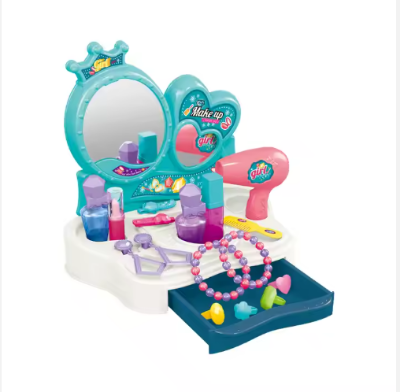 Picture of Cheap Make up Girl 2024 Popular Makeup Toy Set for Kid Earring Dress up & Pretend Play Plastic Toy Juguetes Mas Populares