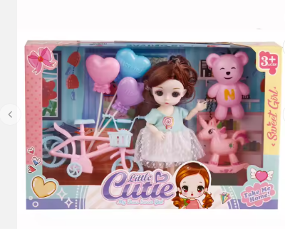 Picture of Best Selling Educational 6inch Baby Doll for Girls Kids Toys Princess Fashion Dolls Soft Set for Girls