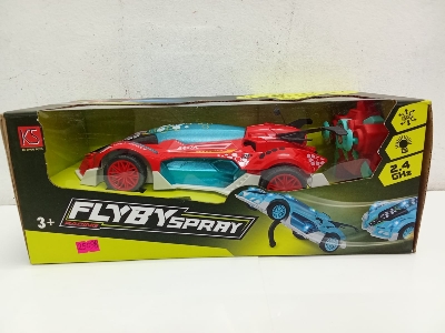 Picture of Rc Lighted Sprayer Stunt Car Remote Control Nose up Drift Car High Speed Smoke Effects Cool Racing Toy Car for Kids Gif