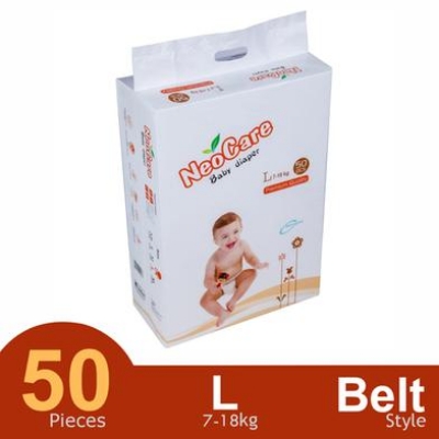 Picture of Neocare Premium Belt System Baby Diaper (7-18 kg) (50 Pcs)