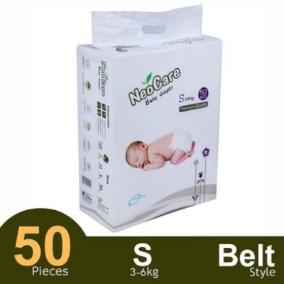 Picture of Neocare Premium Belt System Baby Diaper(3-6 Kg) (50 Pcs)