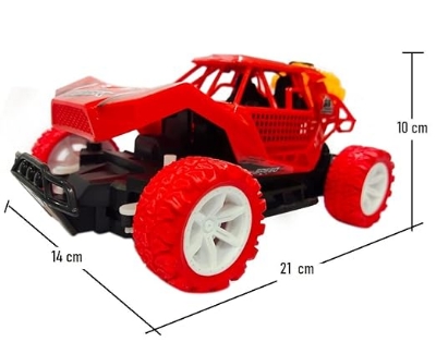 Picture of R M Enterprises RC Off-Road Speed Jeep Truck Hummer Car with Water Mist Smoke Effect Remote Control Monster Truck Smoke Rock Crawler Climbing Car - Blue - Pack of 1