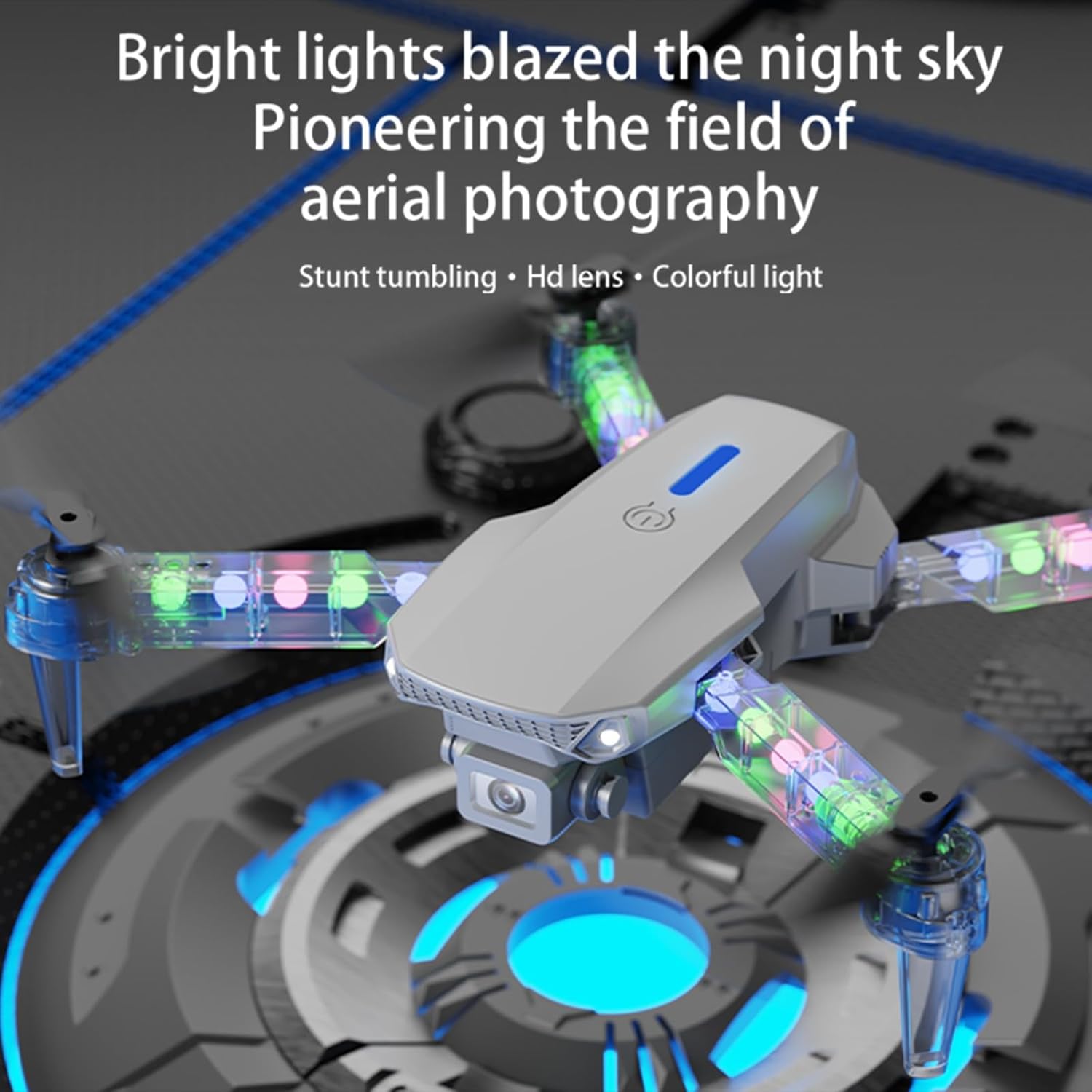 Picture of Drone with 1080P HD FPV Camera for Beginners, Foldable Remote Control Quadcopter, Altitude Hold, Headless Mode Start Speed Adjustment, Remote Control Toys Gifts for Boys Girls