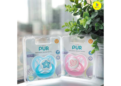 Picture of PUR Orthodontic Silicone Soother 0-6 months - 14041