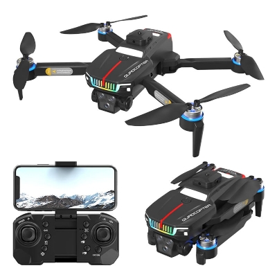 Picture of J6 Pro Drone with Wi-Fi & Integrated Camera | Super Car-Inspired LED Lights, App-Controlled & Foldable Quadcopter for Aerial Photography | Beginner Friendly