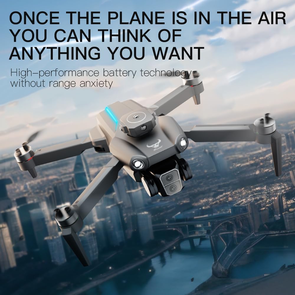 Picture of Sg109 Pro Drone Three-Axis Flow Positioning Brushless Motot Folding 4k Dual Camera Four-Sided Obstacle Avoidance Toys Drones, Black