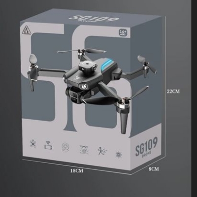 Picture of Sg109 Pro Drone Three-Axis Flow Positioning Brushless Motot Folding 4k Dual Camera Four-Sided Obstacle Avoidance Toys Drones, Black
