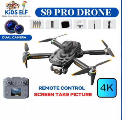Picture of S9 Pro RC Drone With video Camera HD 4k dron deron remote control murah gila FOR KIDS 4K DRONES