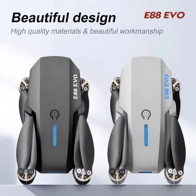 Picture of E88 EVO Professional E88 PRO Brushless Motor RC Dron 8K Dual Camera Optical Flow Foldable Helicopter Aircraft Quadcopter Drone