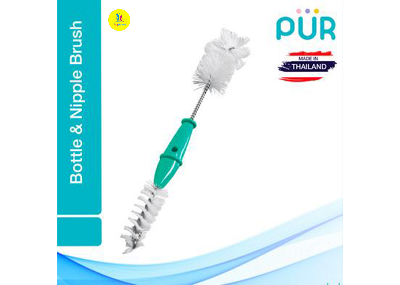 Picture of Pur 2 in 1 Bottle and Nipple Brush 1Pc - 6106