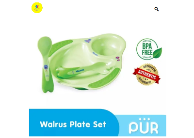 Picture of Pur Walrus Meal time Set – Plate and Cutlery - 5501
