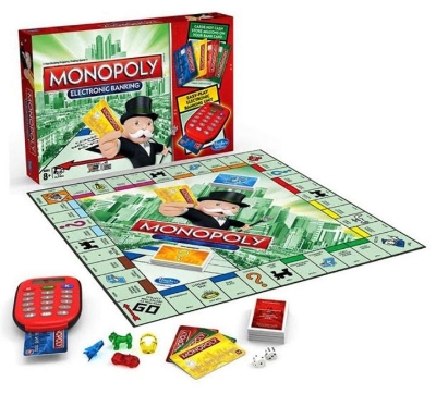 Picture of Monopoly Electronic Banking Hasbro Gaming Board Game Multiplayer Indoor Game