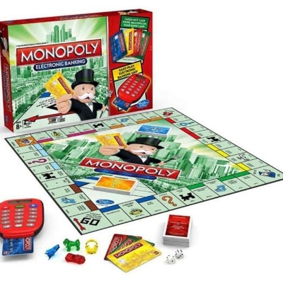 Picture of Monopoly Electronic Banking Hasbro Gaming Board Game Multiplayer Indoor Game
