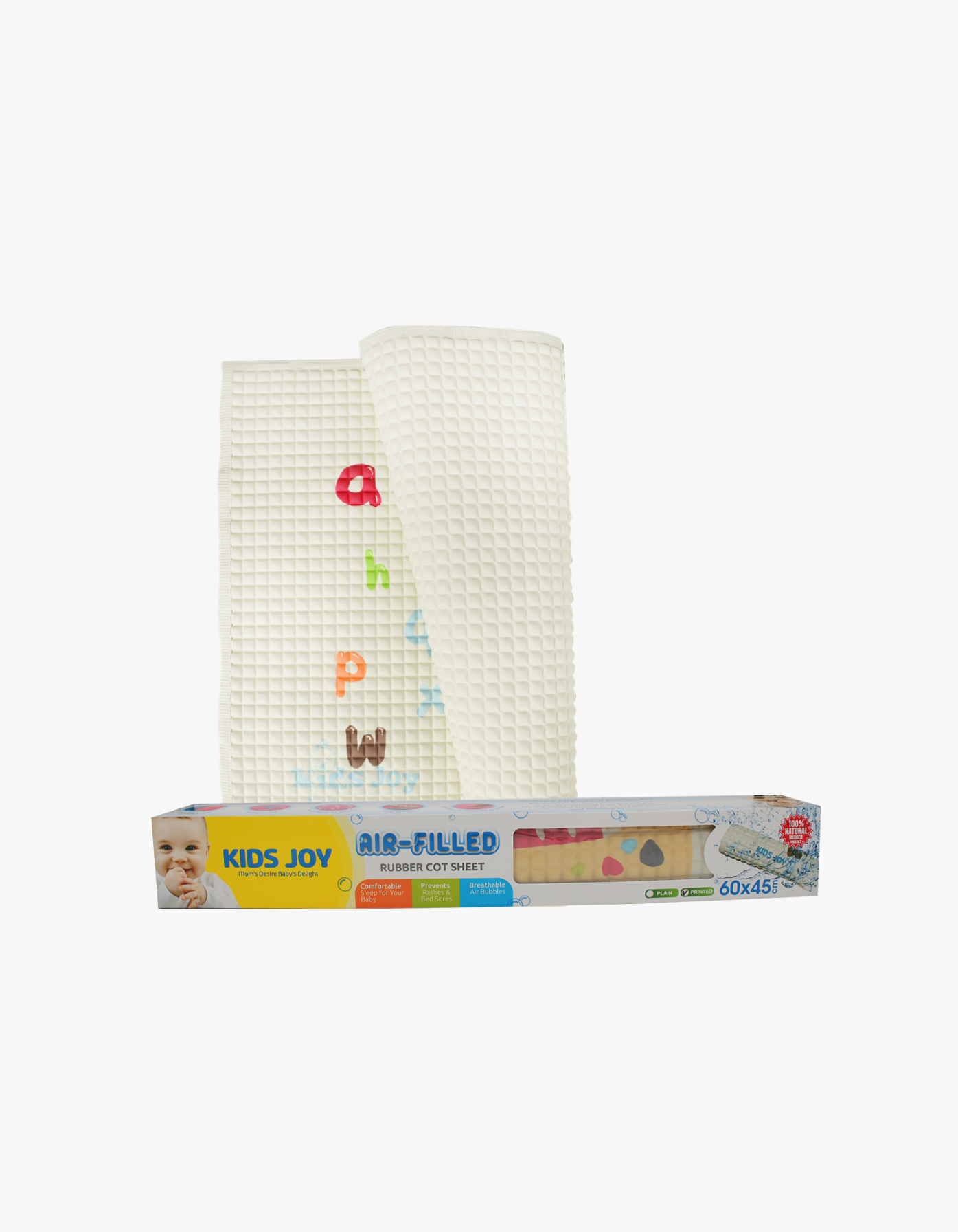 Picture of Air Filled Rubber Cot Sheet 90 x 60 cm Waterproof bed cover for baby