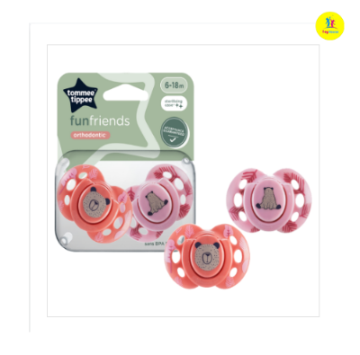 Picture of Closer to Nature Orthodontic Soothers Pack Of 2 6-18M - 433358