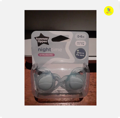 Picture of Tommee Tippee Night Time Soothers 0-6m