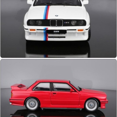 Picture of 1:24 New Style BMW M3 (E30) 1988 Alloy Model Car Luxury Vehicle Diecast Car Model Toy Classic Collection Gift Decoration