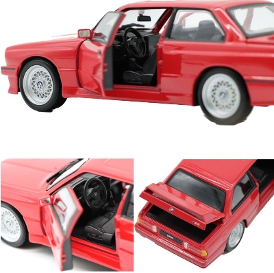 Picture of 1:24 New Style BMW M3 (E30) 1988 Alloy Model Car Luxury Vehicle Diecast Car Model Toy Classic Collection Gift Decoration