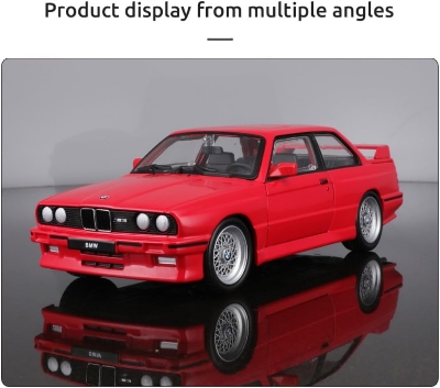 Picture of 1:24 New Style BMW M3 (E30) 1988 Alloy Model Car Luxury Vehicle Diecast Car Model Toy Classic Collection Gift Decoration
