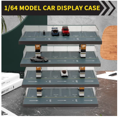 Picture of 1/32 Diorama Car Parking Lot Display Case Organizer Diecast Car Garage 5 layers