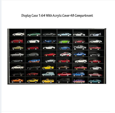 Picture of Display Case – 1:64 Diecast Wooden Acrylic 48 Compartment