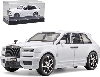 Picture of 1:32 Rolls-Royce Cullinan Alloy Car Model Electronic Pull Back Toy Cars Birthday Gift