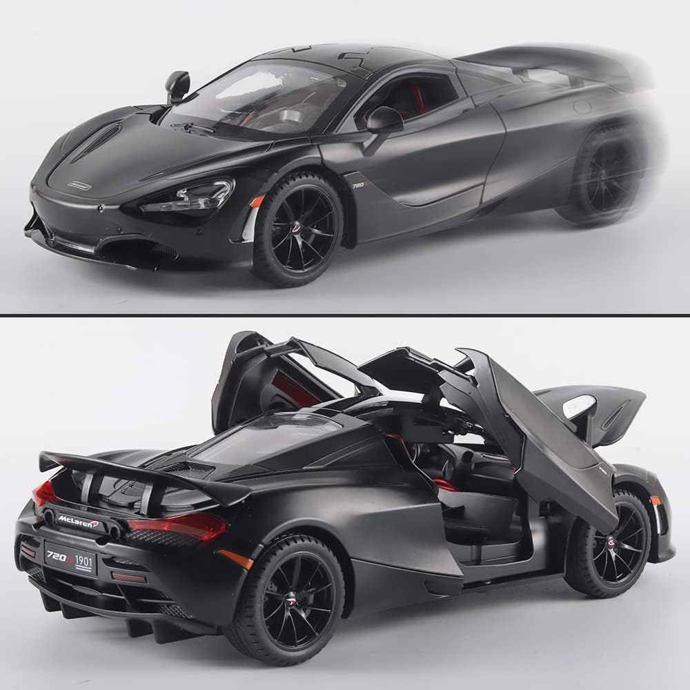 Picture of 1:24 McLaren 720S Alloy Racing Car Model Diecast Metal Sports Car Model Simulation Sound and Light Collection Childrens Toy Gift