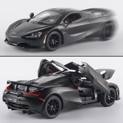 Picture of 1:24 McLaren 720S Alloy Racing Car Model Diecast Metal Sports Car Model Simulation Sound and Light Collection Childrens Toy Gift