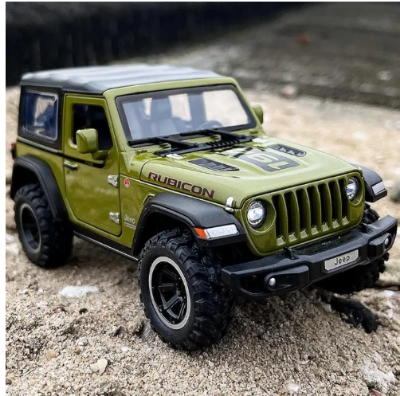 Picture of 1:32 Jeeps Wrangler Rubicon Off-Road Alloy Model Car Toy Diecasts Metal Casting Sound and Light Car Toys For Children Vehicle