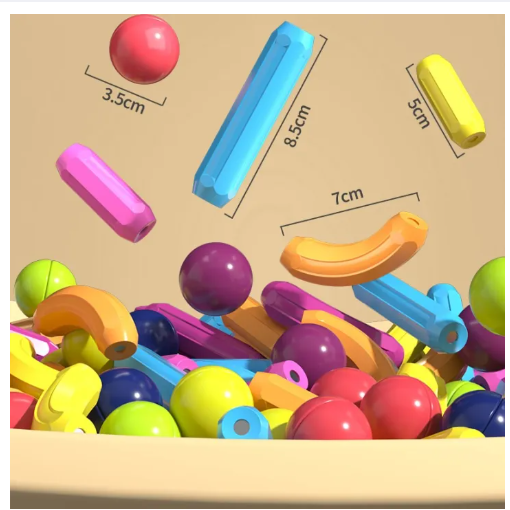Picture of 48 PCS Building Blocks Toy Magnetic Construction Set Magnet Ball Sticks Rod Games Montessori Educational Toys For