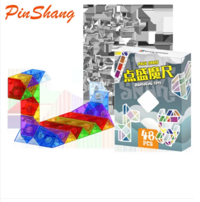 Picture of Happy one - Lefun FangCun Ghost Cube Magico 3x3 Cube Magic Puzzle Hollow Sticker Educational Toys Ghost Cube