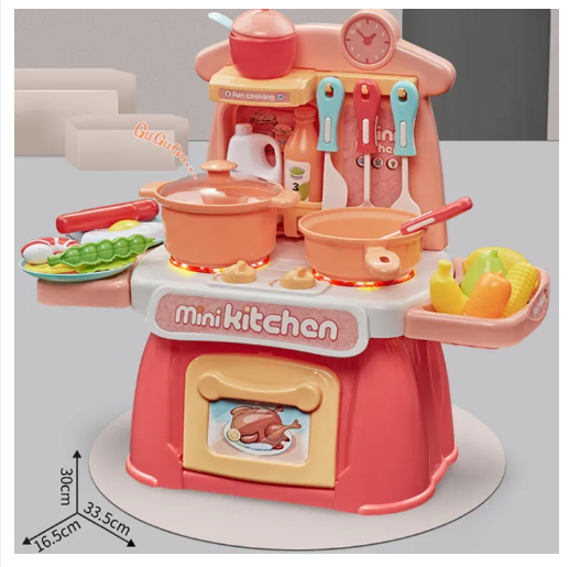 Picture of PinShang Mini Kitchen Playset For Kids Indoor Games Cooking Play Set Pretend Play Toys For Boys Girls Birthday Gifts