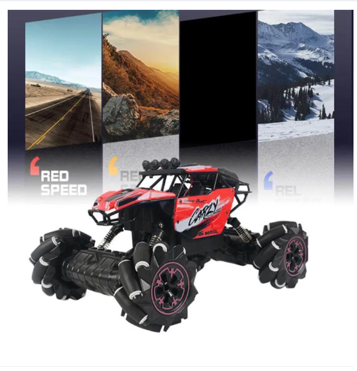 Picture of 4x4 Monster Truck Radio Remote Control 360 Degree-The Rock Crawler Vehicle Buggy Car Big Size 1: 16 Scale 4 WD Shaft Drive High Speed 2.4 GHz 4x4 Remote Control Monster Off Road Monster Truck
