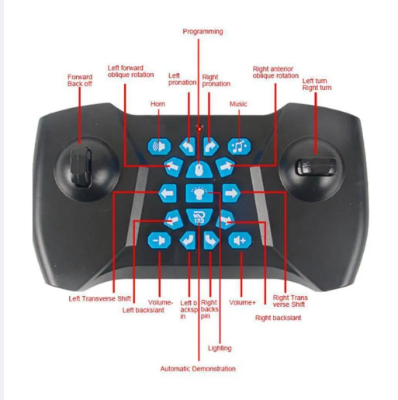 Picture of 4x4 Monster Truck Radio Remote Control 360 Degree-The Rock Crawler Vehicle Buggy Car Big Size 1: 16 Scale 4 WD Shaft Drive High Speed 2.4 GHz 4x4 Remote Control Monster Off Road Monster Truck