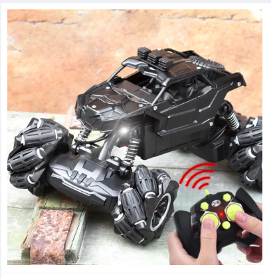 Picture of HelloKimi RC V-ehicles 2.4G R-emote C-ontrol Car T-oy Rotary Climbing V-ehicle High Speed Off-Road Racing Car T-oys Chargeable Monster Truck T-oy for B-oys K-ids G-ift - car toy