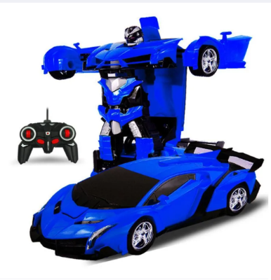Picture of 2In1 RC Car Sports Car Transformation Robots Models Remote Control Deformation Car RC fighting toy KidsChildren's Birthday GiFT