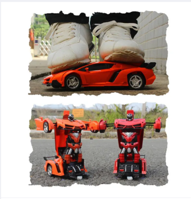 Picture of 2In1 RC Car Sports Car Transformation Robots Models Remote Control Deformation Car RC fighting toy KidsChildren's Birthday GiFT
