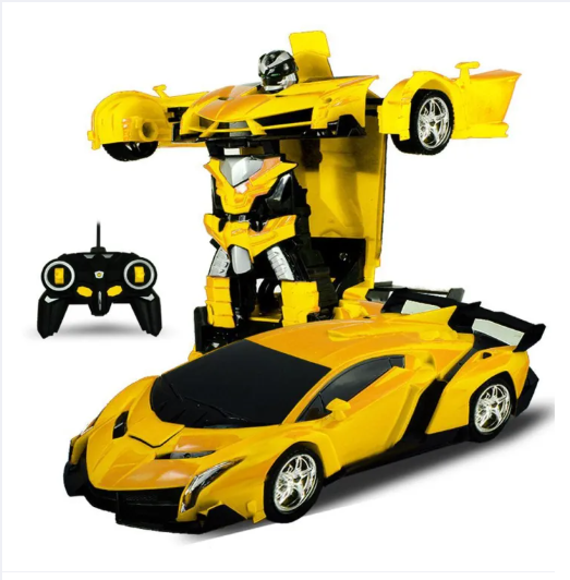 Picture of 2In1 RC Car Sports Car Transformation Robots Models Remote Control Deformation Car RC fighting toy KidsChildren's Birthday GiFT