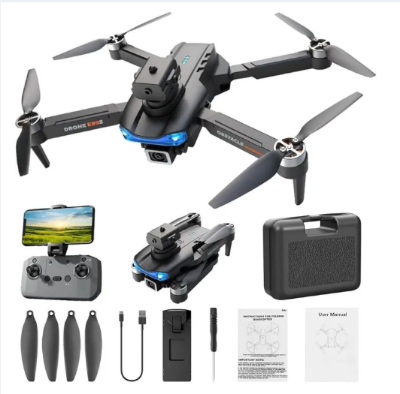 Picture of Brushless Motor Drone With 4K Dual Camera, Optical Flow Dual Camera, Remote Control 2.4g Wifi Fpv Rc Quadcopter Headless Mode Follow Shot Altitude Hold Obstacle Avoidance Adult (Black)