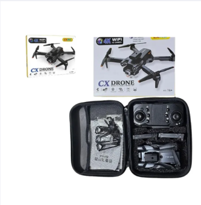Picture of Drone CX Drone SKY -06 Ful Hd Dual camera Drone V.2 2023 With Bag, WiFi FPV Drone with 4K HD Front Camera and 480P Bottom Camera, Foldable RC Qudcopter with Headless Mode, Altitude Hold, Storage Bag, drone camera, camera drone, mini drone camera, drone ca